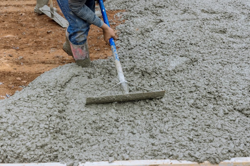 Concrete Driveway for parking lot