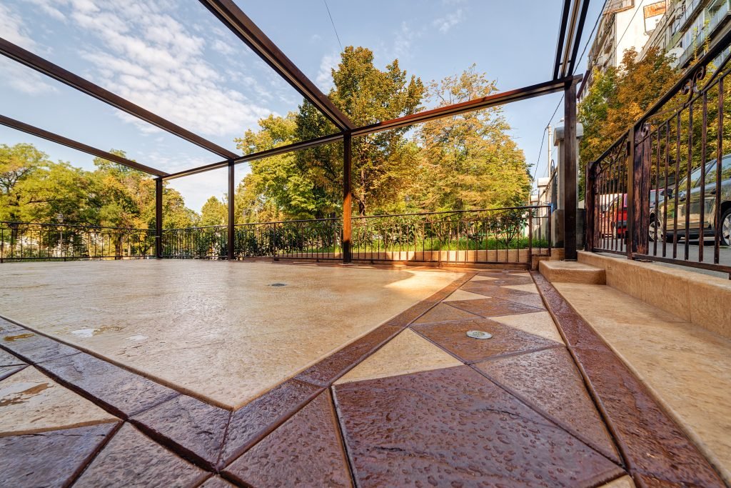 Stamped concrete