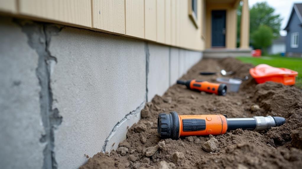 foundation crack repair expenses