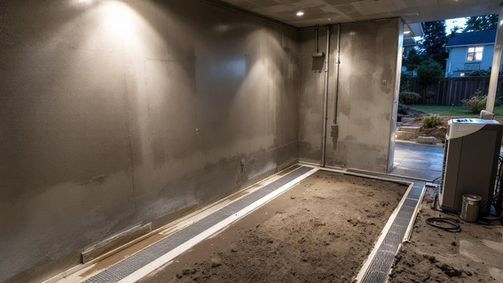 basement waterproofing and sealing