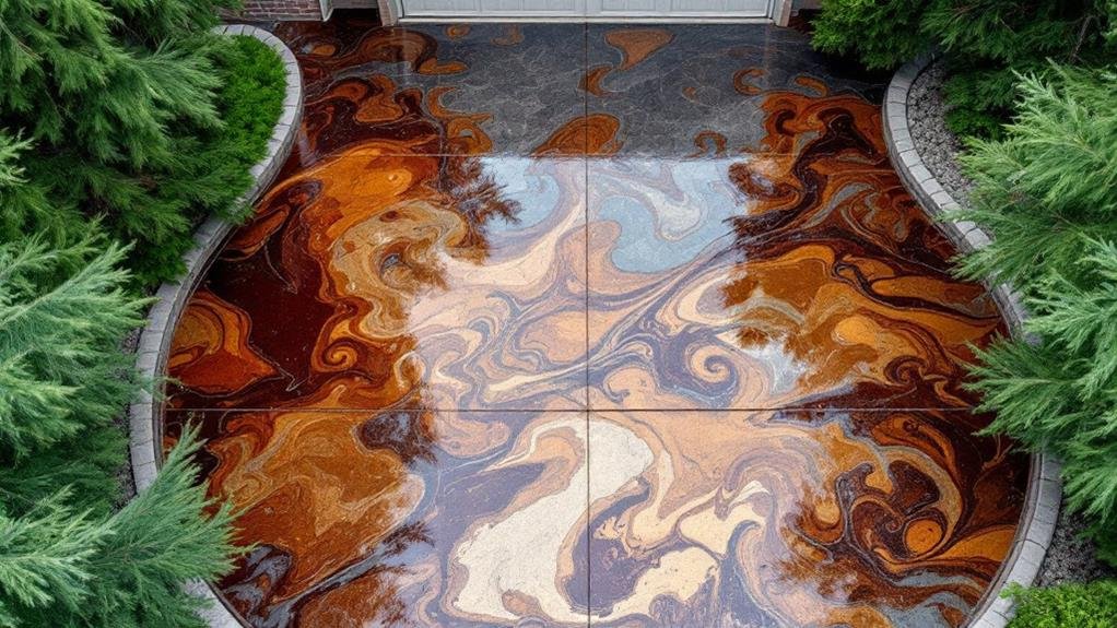 concrete surface color treatment in barrie, ontario