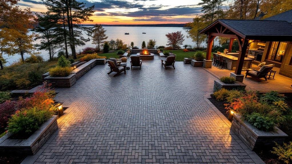 stamped concrete patio in barrie, ontario