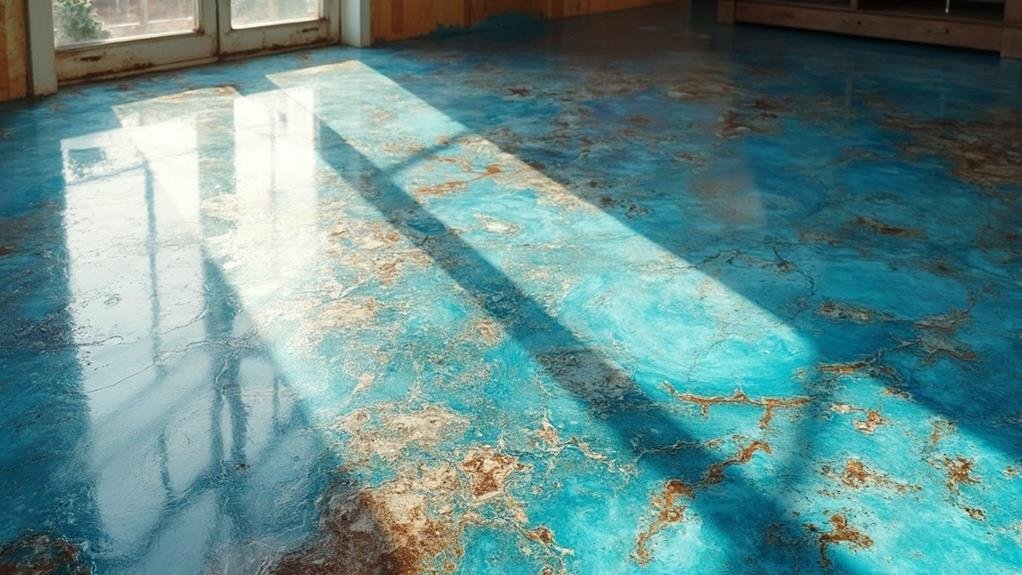 Concrete Stain in Barrie, Ontario