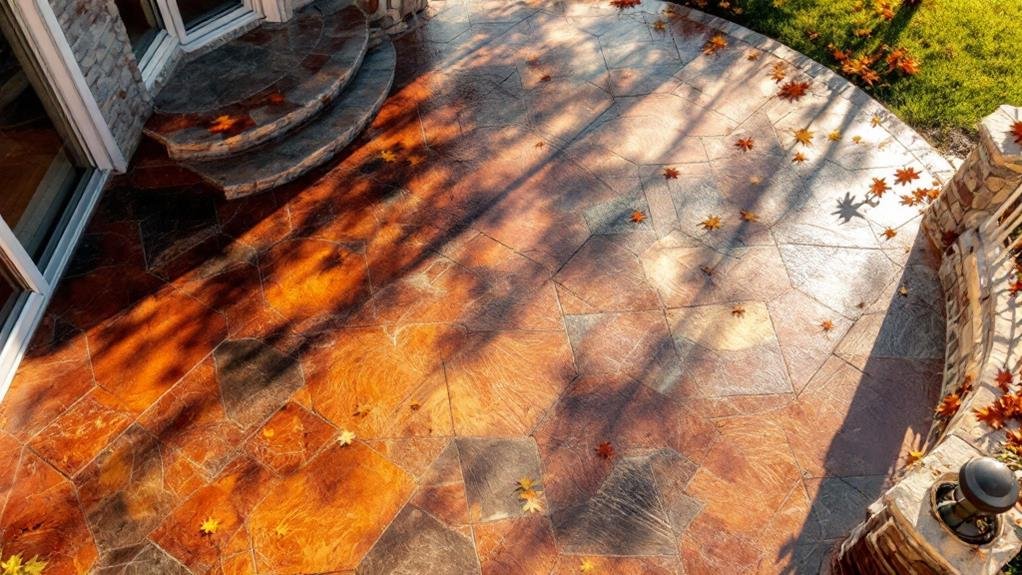 staining concrete for aesthetics in barrie, ontario