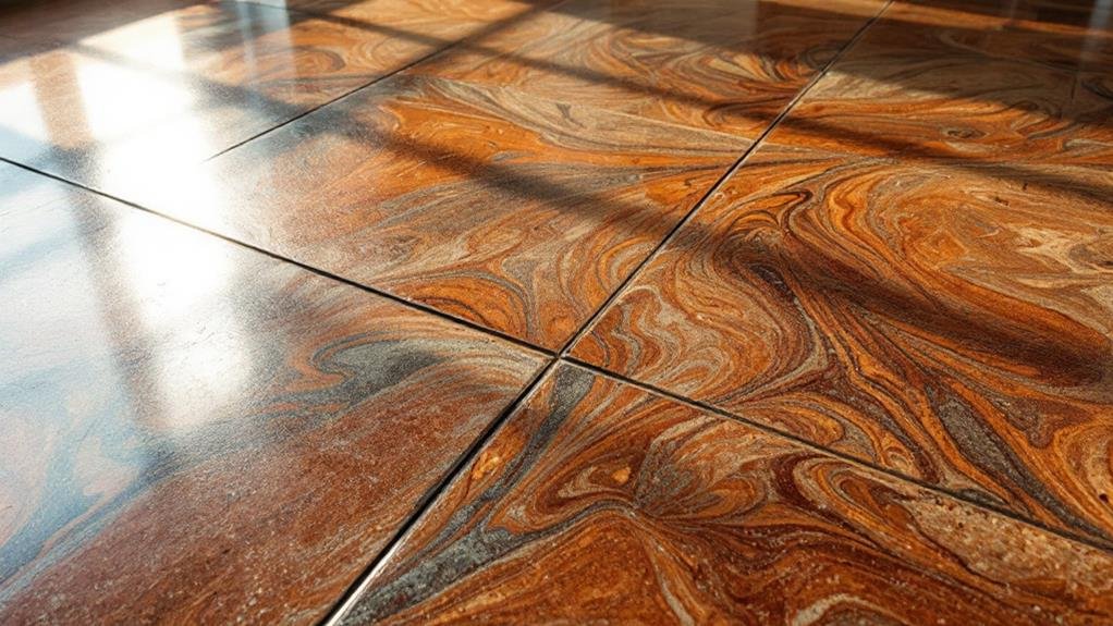 vibrant concrete stain in barrie, ontario